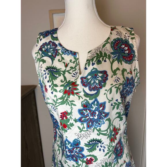 Joy & Co. | Paisley Floral Print Sheath Dress | Large - Picture 5 of 14
